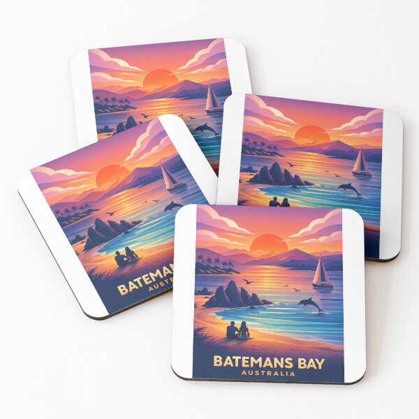 Item preview, Dolphin Sunset at Batemans Bay, Eurobodalla Coast, New South Wales designed and sold by Aryabek.