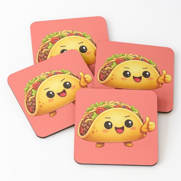 Item preview, Kawaii Taco Crunch Delight designed and sold by MeghannsMinimalMeals.
