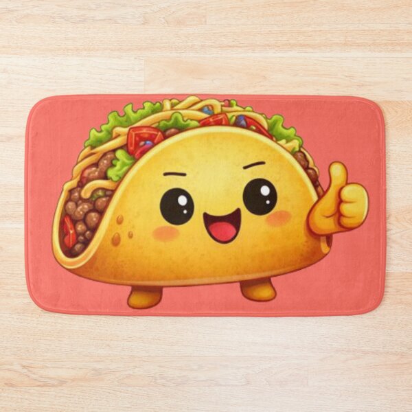 Item preview, Kawaii Taco Crunch Delight designed and sold by MeghannsMinimalMeals.