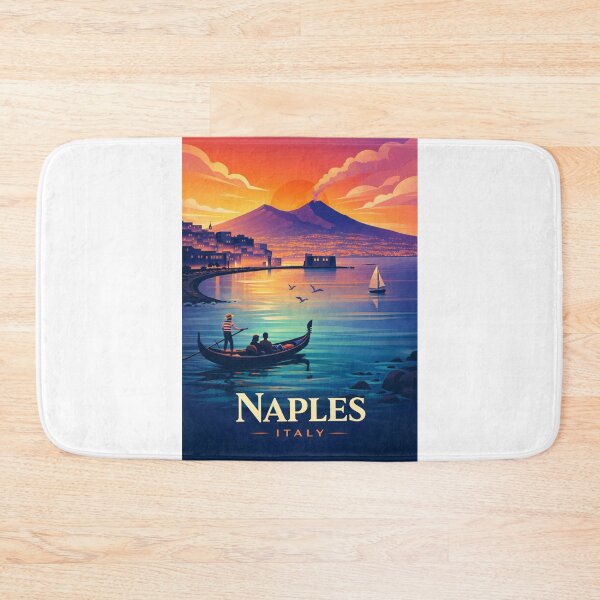 Item preview, Sunset and Steam Over Mount Vesuvius, Naples, Campania, Italy designed and sold by Aryabek.
