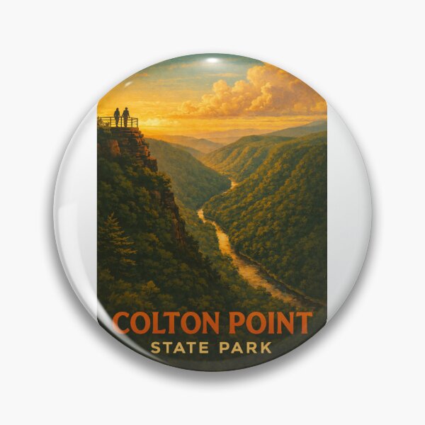 Item preview, Scenic Lookout at Colton Point State Park, Tioga County, Pennsylvania designed and sold by Aryabek.