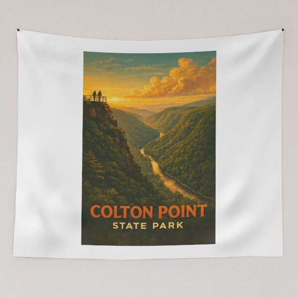 Item preview, Scenic Lookout at Colton Point State Park, Tioga County, Pennsylvania designed and sold by Aryabek.