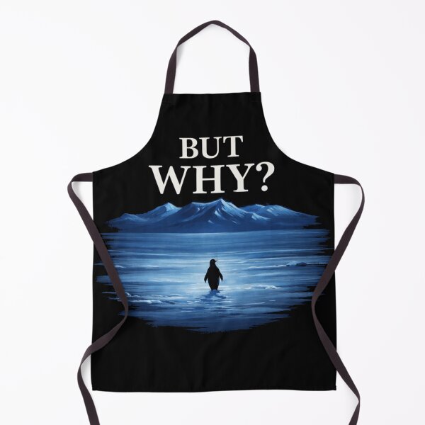 Item preview, But Why – Nihilist Penguin Meme designed and sold by Forty4design.