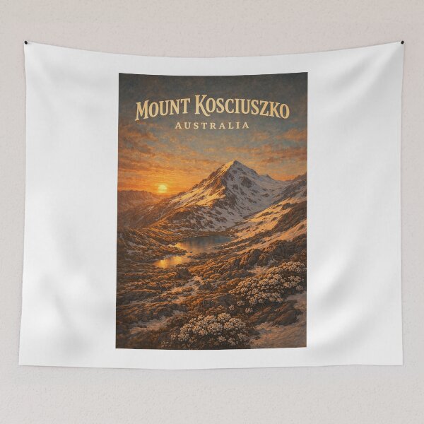 Item preview, Alpine Sunrise at Lake Cootapatamba, Mount Kosciuszko, New South Wales designed and sold by Aryabek.