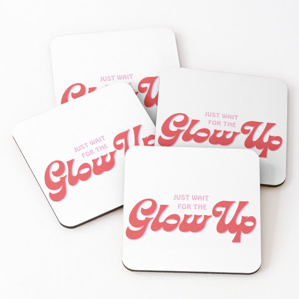 Item preview, Just Wait For The Glow Up - Funny Fitness Exercise Beauty Sticker designed and sold by Stickers For Hackers.