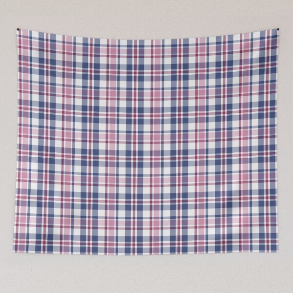 Item preview, Blue Pink and White Plaid Seamless Repeat designed and sold by Sharon Schwalbe.
