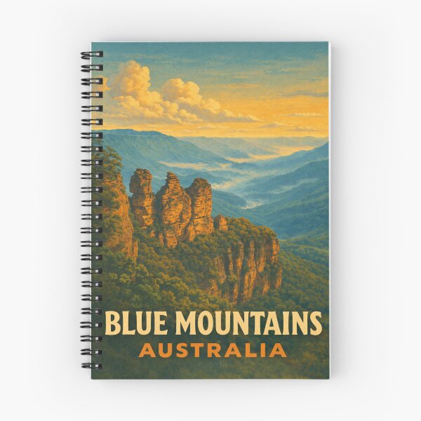 Item preview, Three Sisters Rock Formation in Blue Mountains National Park, New South Wales designed and sold by Aryabek.