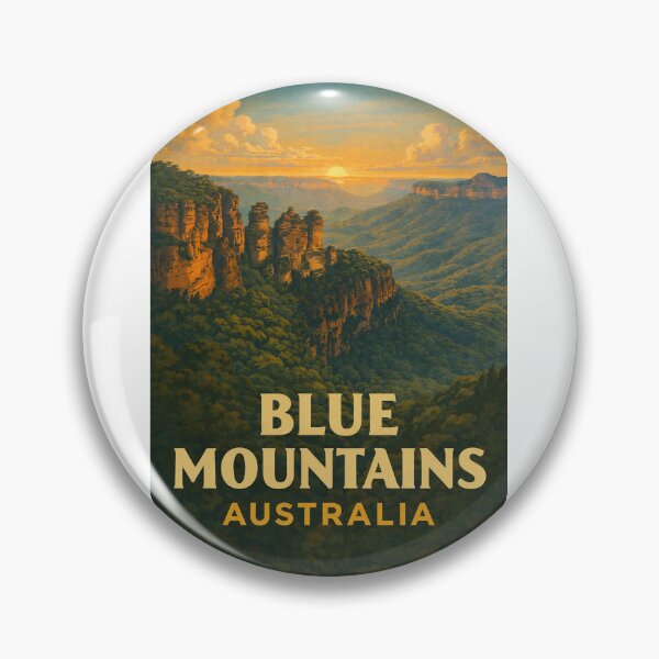 Item preview, Sunset Over Echo Point and Jamison Valley, Blue Mountains, New South Wales designed and sold by Aryabek.