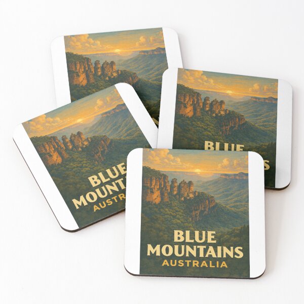 Item preview, Sunset Over Echo Point and Jamison Valley, Blue Mountains, New South Wales designed and sold by Aryabek.
