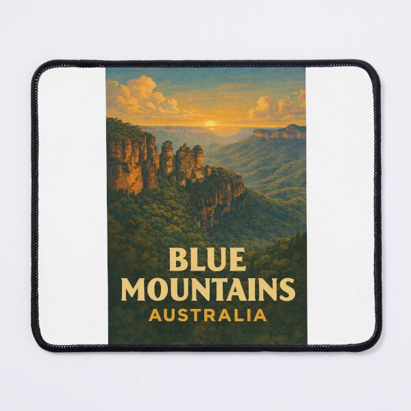 Item preview, Sunset Over Echo Point and Jamison Valley, Blue Mountains, New South Wales designed and sold by Aryabek.