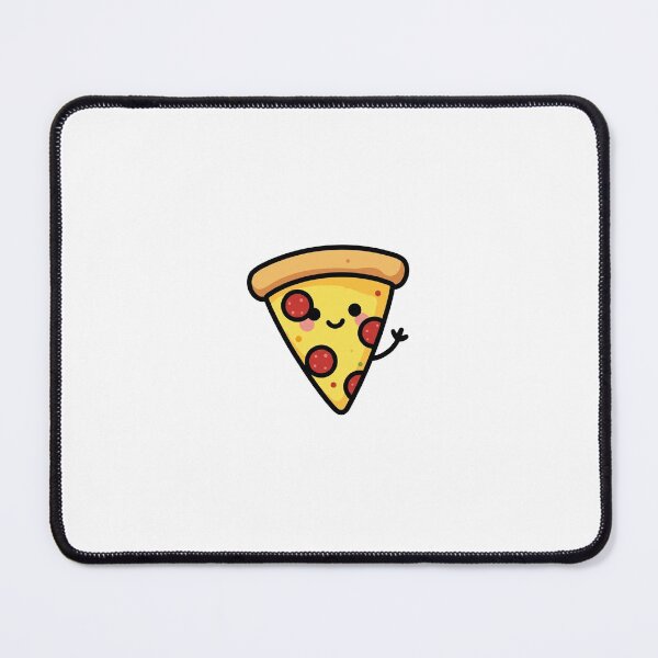Item preview, Adorable Waving Pizza Slice Kawaii Food Art designed and sold by Magical Box.