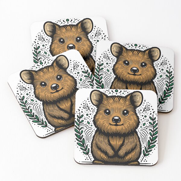 Item preview, Keep Smiling Quokka – Cute Australian Animal Positive Illustration designed and sold by Aritxa.