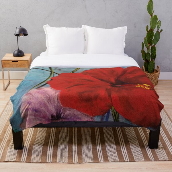 Item preview, Flores rojas y rosas - Amapolas - Pintura al óleo designed and sold by MaritzaGoodIdea.