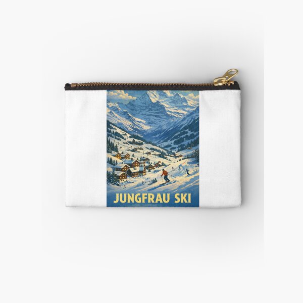 Item preview, Ski Slopes of Grindelwald Below Jungfrau Mountain, Bernese Oberland designed and sold by Aryabek.