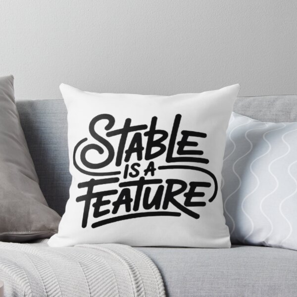 Item preview, Stable Is A Feature Bold Typography Design designed and sold by NewUSShop.