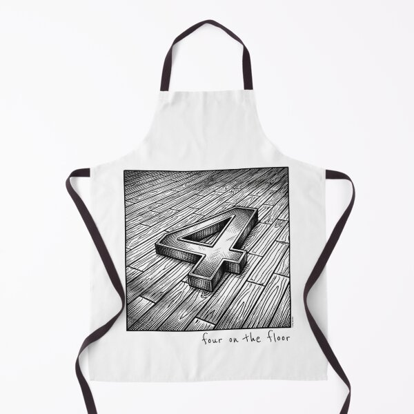 Item preview, Four on the Floor – Literal Gearhead Humor designed and sold by Automotive Art by Greg.