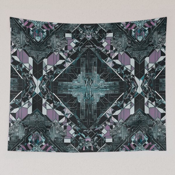 Item preview, Digital Facets: Fractured Diamond designed and sold by mxztar.