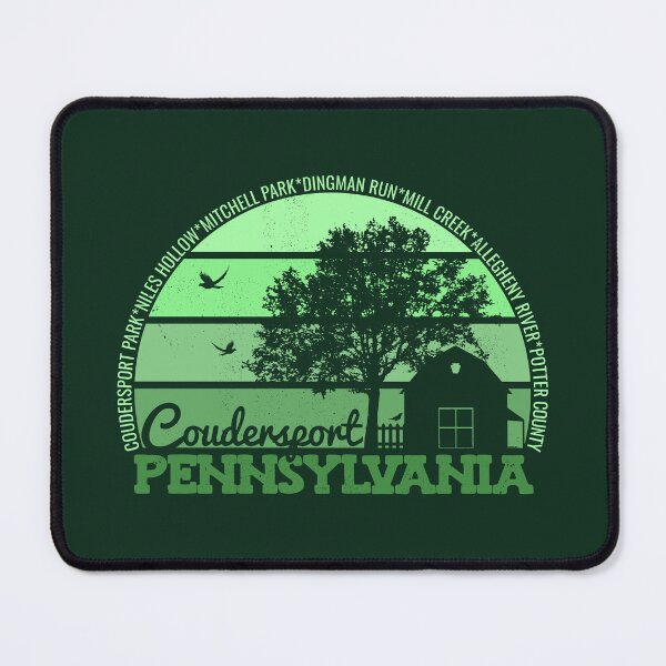 Item preview, Coudersport Pennsylvania Sunset Retro Vintage Local Pride Logo designed and sold by CRHPOD20.
