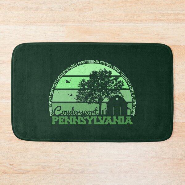 Item preview, Coudersport Pennsylvania Sunset Retro Vintage Local Pride Logo designed and sold by CRHPOD20.