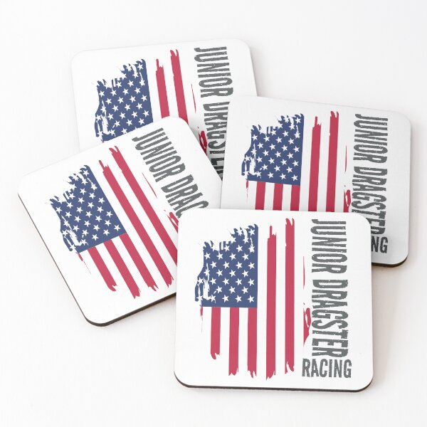 Item preview, Junior Dragster Racing USA American Flag Racing Jr Dragster Racer Drag Racing Race Track Drag Strip  designed and sold by CarantinedChaos.