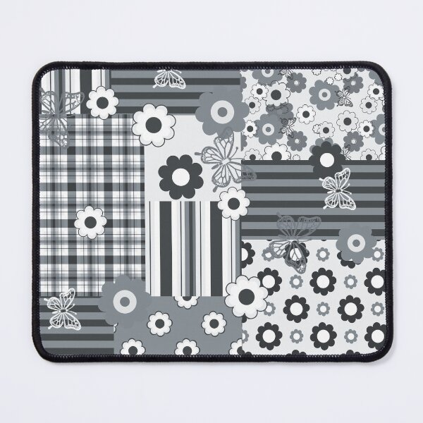 Item preview, Grey Flower Quilt Seamless Repeat designed and sold by Sharon Schwalbe.