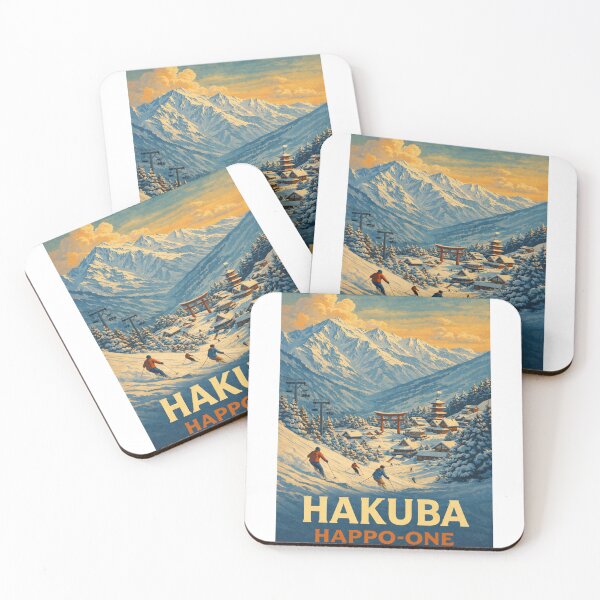 Item preview, Hakuba Happo-One Ski Resort in the Northern Japanese Alps, Nagano Prefecture designed and sold by Aryabek.