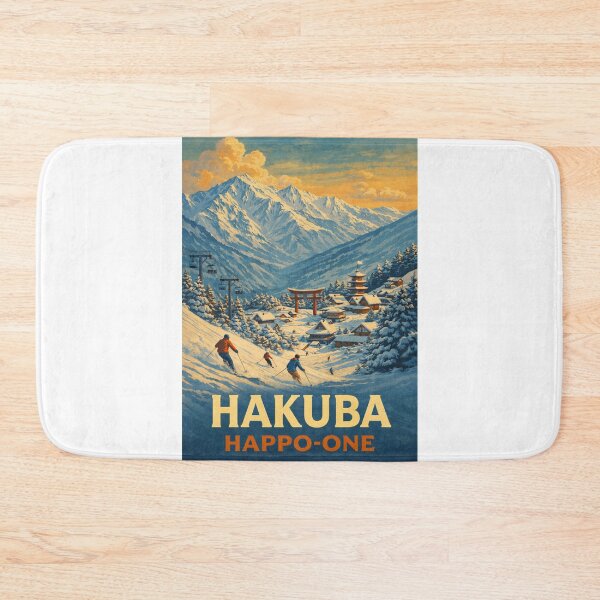 Item preview, Hakuba Happo-One Ski Resort in the Northern Japanese Alps, Nagano Prefecture designed and sold by Aryabek.