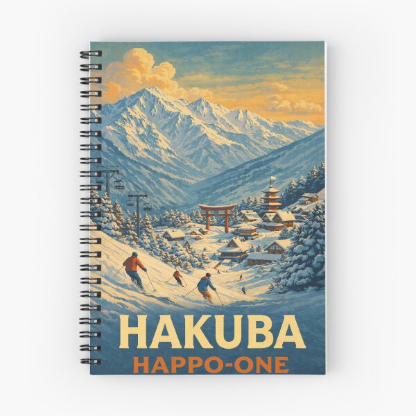 Item preview, Hakuba Happo-One Ski Resort in the Northern Japanese Alps, Nagano Prefecture designed and sold by Aryabek.
