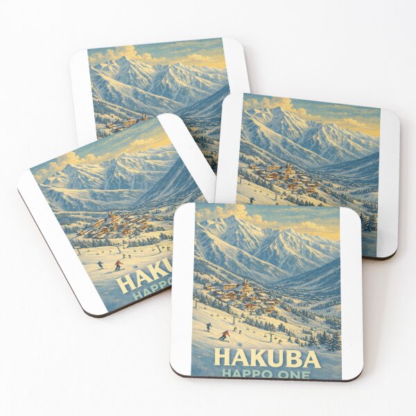 Item preview, Snowy Slopes and Alpine Village at Hakuba Happo-One, Japan Alps designed and sold by Aryabek.