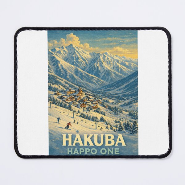 Item preview, Snowy Slopes and Alpine Village at Hakuba Happo-One, Japan Alps designed and sold by Aryabek.