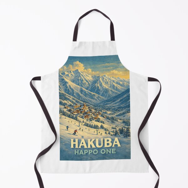 Item preview, Snowy Slopes and Alpine Village at Hakuba Happo-One, Japan Alps designed and sold by Aryabek.