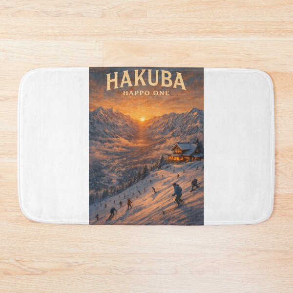 Item preview, Hakuba Happo-One Skiers at Sunset, Nagano Prefecture, Japan designed and sold by Aryabek.