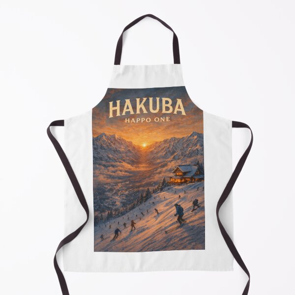 Item preview, Hakuba Happo-One Skiers at Sunset, Nagano Prefecture, Japan designed and sold by Aryabek.