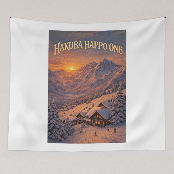 Item preview, Hakuba Happo-One Mountain Lodges, Japanese Alps, Japan designed and sold by Aryabek.