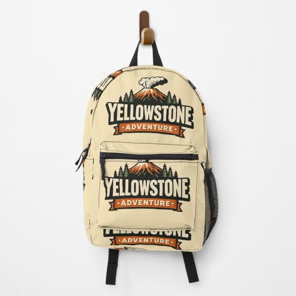 Item preview, Yellowstone Explorer Adventure Typography | Volcano Outdoor Travel Shirt Design designed and sold by Globalcitytees.