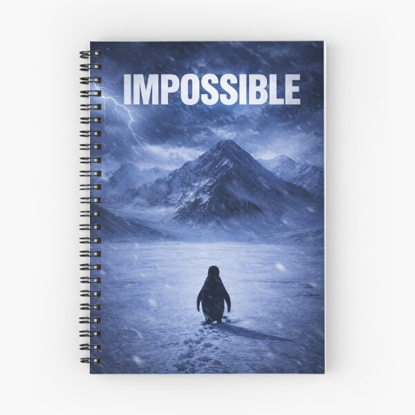 Item preview, Lonely Penguin Meme Shirt – Impossible Cinematic Graphic Tee designed and sold by iluminal.