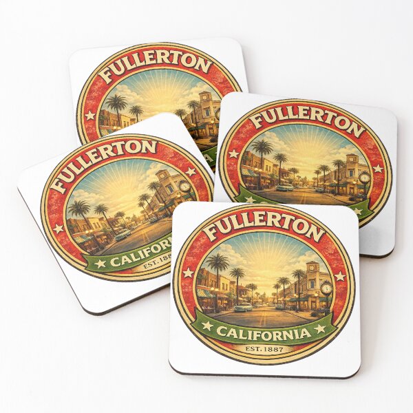Item preview, Fullerton California Logo | Retro City Vibes | SoCal Aesthetic designed and sold by ParfaitPrints.