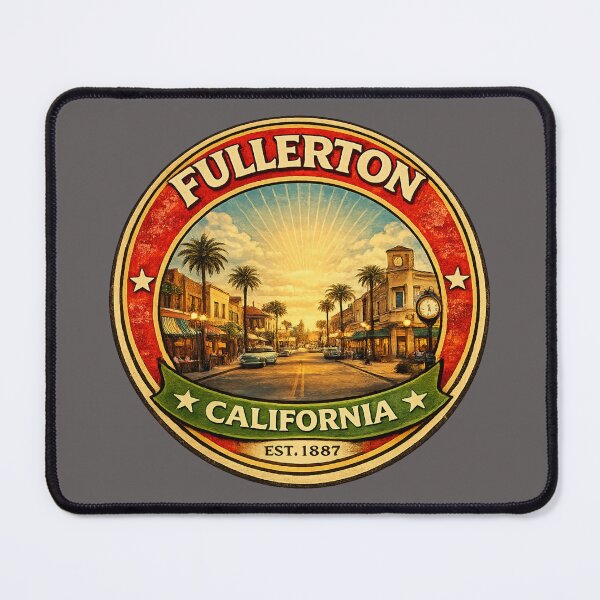 Item preview, Fullerton California Logo | Retro City Vibes | SoCal Aesthetic designed and sold by ParfaitPrints.