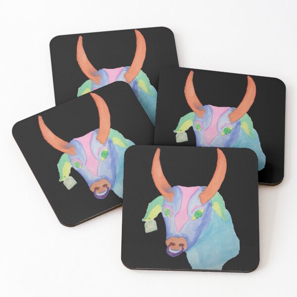 Item preview, blue cow designed and sold by Goozeling.