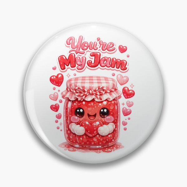 Item preview, You're My Jam - Cute Jam Jar Love | Kawaii Valentine's Day Art designed and sold by Moons Studio.