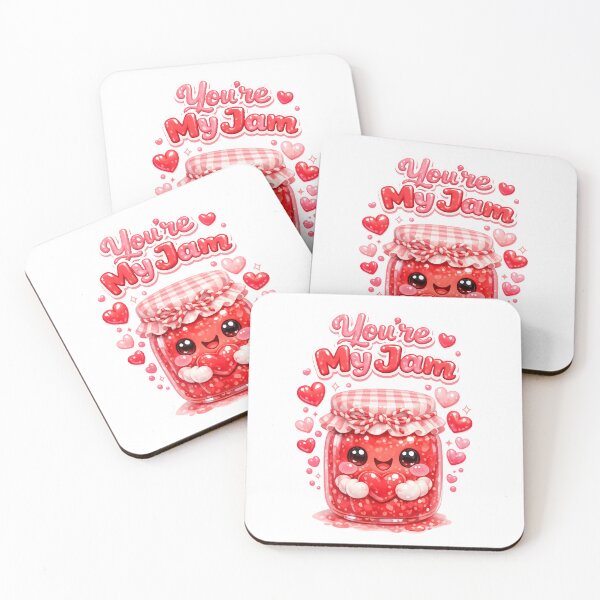 Item preview, You're My Jam - Cute Jam Jar Love | Kawaii Valentine's Day Art designed and sold by Moons Studio.