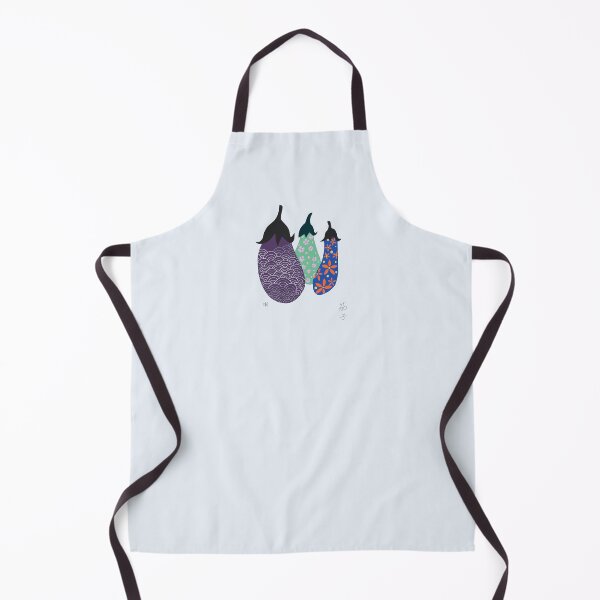 Item preview, Japanese Eggplant Art with Wagara Patterns designed and sold by WildPaletteMM.