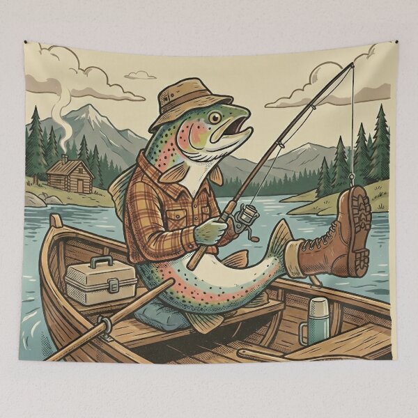 Item preview, Fishing Fish: A Reel-y Good Time designed and sold by Gentlefist.