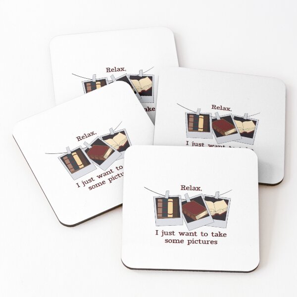 Item preview, Relax, I Just Want to Take Some Pictures | Bookish Aesthetic Art designed and sold by Kaitlyn May.
