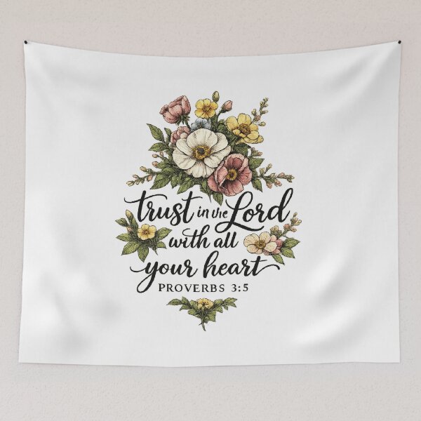 Item preview, Trust In The Lord, Religious , Faith designed and sold by CloudyPress.