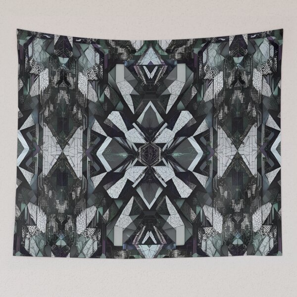 Item preview, Crystalline Echoes: Central Hexagon designed and sold by mxztar.