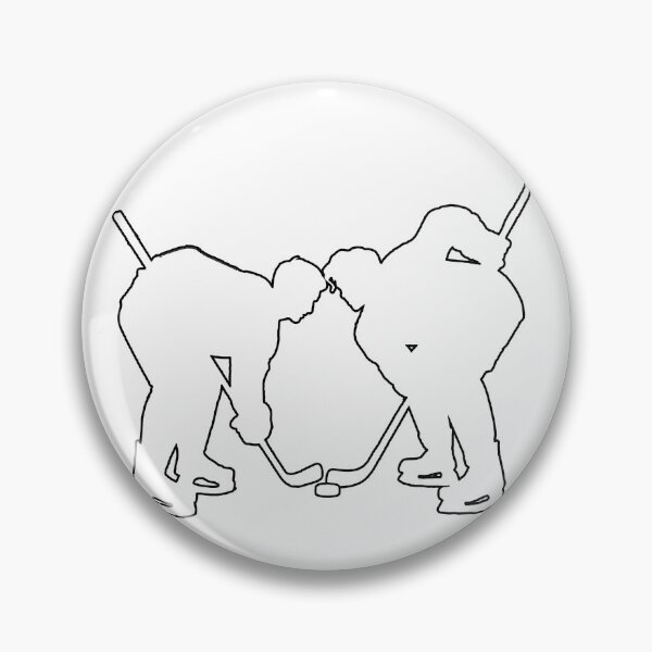 Item preview, Heated rivalry hockey outline designed and sold by GeoGoose.