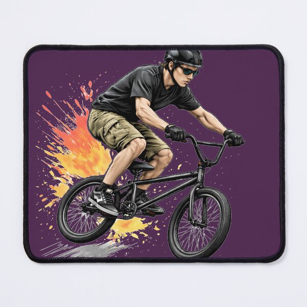 Item preview, Urban BMX Jump – Extreme Street Cycling Art designed and sold by Ramiilustraciones.