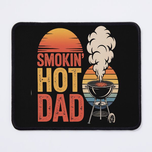 Item preview, Smokin Hot Dad Chest Sunset Grill Bbq Daddy Papa designed and sold by Lucaseinar.