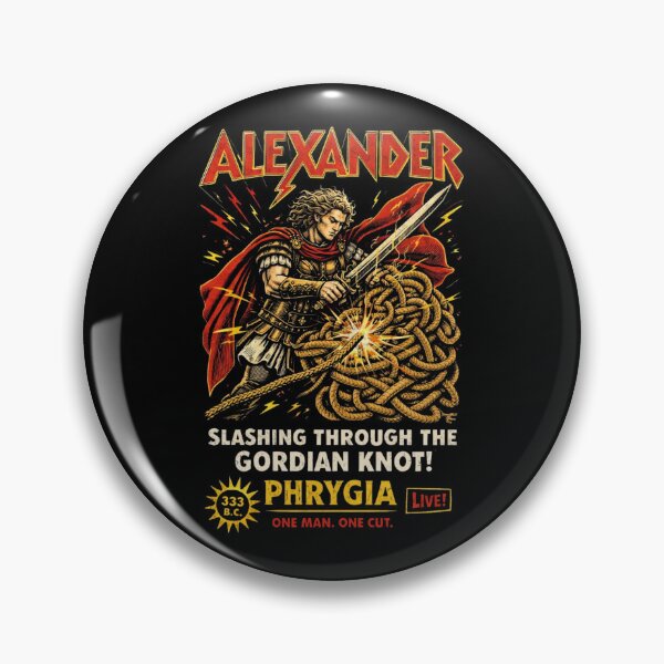 Item preview, Alexander the Great – Slashing Through the Gordian Knot | History Concert T-Shirt designed and sold by RollFuzzy.